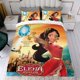 thumbnail image 4 of Elena de Avalor Conjunto de sábanas temático, trío de piezas, cómodo y amigable con la piel, diseño único, regalo de decoración para el hogar para familiares, amigos y fans, 90 cm * 190 cm, 4 of 6