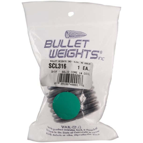 Bullet Weights® Solid Core Wire 3/16" dia. 1 lb. roll