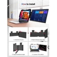 thumbnail image 5 of Laptop Screen Extender, 14" 1080P IPS Portable Monitor for 14"-16.5" Laptops, 5 of 11