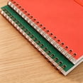 thumbnail image 4 of Meiiso Spiral Notebook with Elastic Band, 7" x 4.96" Wide Ruled Loose-Leaf, 30 Pages 60 Sides, (Style_A), 4 of 9