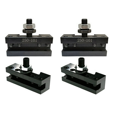 

4X 250-101 250-102 Turning and Facing Holder Quick Change Tool Post and Tool Holder