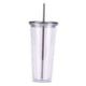 thumbnail image 4 of Vaso de plástico transparente portátil, cerveza, cóctel, té, taza de viaje, jarra de agua, vaso de café, taza para adultos y , vaso aislado de Gris Baoblaze botella deportiva, 4 of 8