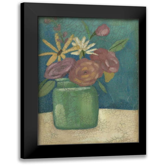 Zarris, Chariklia 12x14 Black Modern Framed Museum Art Print Titled - Flower Market II