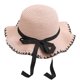 thumbnail image 1 of Sombrero de 56-58cm de circunferencia para mujer, protector solar de verano, sombrero de ala grande, sombrilla de viaje, sombrero de paja para playa, sombrero para el sol con lazo, 1 of 5