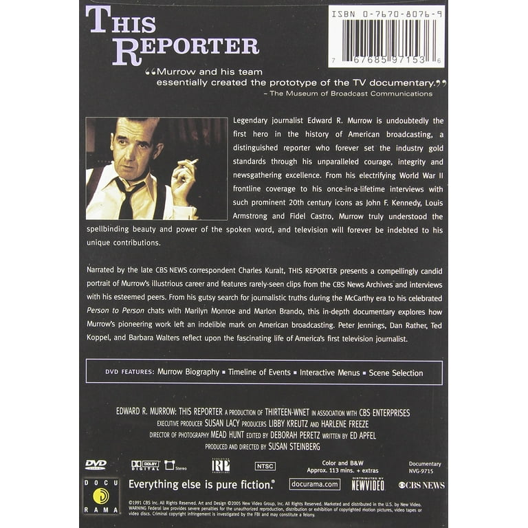 Amazon.com: Edward R. Morrow Collection: This Reporter