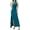 Teal, variant on Scacto Women's Sexy One Shoulder Satin High Split Cocktail Wedding Party Maxi Dress