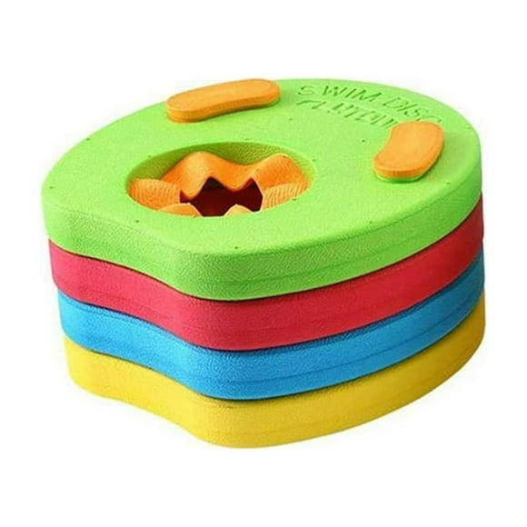 Kids Arm Float Discs EVA Swim Float Armbands For Safe Learning To Swim With Strong Buoyancy Colorful Rings For 3 6 Years