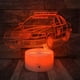 thumbnail image 2 of 3D Police Car Night Light Led Touch Switch Decor Table Desk Optical Illusion Lamps 7 Color Changing Lights LED Table Lamp Xmas Home Love Birthday Children Kids Decor Toy Gift, 2 of 5