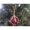 Red, variant on 3 in. Red Japanese Glass Ball Fishing Float Decoration Christmas Ornament