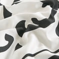 thumbnail image 3 of 10-Piece Ivory & Black Comforter Set with Sheet Set, Geometric Damask Bed in a Bag Queen Size, 3 of 6