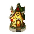 thumbnail image 2 of Casa iluminada navideña BLESIY decoraciones de escritorio en miniatura iluminadas por Navidad Estilo B, 2 of 8