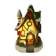 thumbnail image 2 of Escena navideña, casa iluminada, adorno en miniatura, estatua de jardín de hadas con música para decoración de bodas, hogar o jardín, delicada Estilo B, 2 of 10