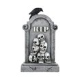 thumbnail image 3 of CoreLiving Halloween Tombstone Skeleton Accent RIP Gravestones for Halloween Decorations Outdoor Yard Graveyard Decor Scary Halloween Lawn Display, 3 of 10