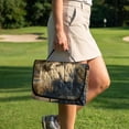 thumbnail image 4 of Psesaysky Universal Golf Cart Seat Covers for Club Car, Foldable, Washable, Tropical, Non-Slip Seat Towel Blanket with 4 Pockets for Golf Lovers, Brown Palm Trees, 4 of 8