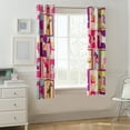 thumbnail image 5 of Your Zone Kids Pink Horsey Room Darkening Grommet Top Single Curtain Panel, 42" x 63", 5 of 6