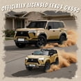 thumbnail image 5 of Lexus GX550 24V Kids Ride-On Car, 2-Seater Electric Toy Car with Parent Remote Control, High Speed 3.73MPH, LED Lights & Bluetooth Music for Boys Girls Ages 3-8, Brown, 5 of 17
