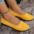 thumbnail image 5 of YLYL Women's Knitted Mesh Ballet Flats Round Toe Slip on Soft Comfortable Casual Dressy Walking Work Shoes, 5 of 8