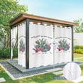 thumbnail image 6 of Outdoor Curtains for Patio Waterproof, Tropical Plants Outdoor Privacy Panels Grommet, Country Summer Botanical Cactus Plants Blackout Outside Curtains for Porch/Cabana 54"x84", 1 Panel, 6 of 8