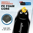 thumbnail image 6 of Wham-O Snowboogie Animal Sled 36" (Penguin) | Single Rider Snow Foam Sleds | PE Foam Core Sled with Soft Handles | Slick Bottom for Speed & Control | Snow Sledding for Adults & Children |, 6 of 7
