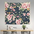 thumbnail image 3 of Daiia Vintage Floral Pattern Tapestry 60x51 Inches Wall Hanging Tapestry Artistic Wall Hanging Bedroom Wall Decor Living Room Tapestry Dorm Room Decor, 3 of 9