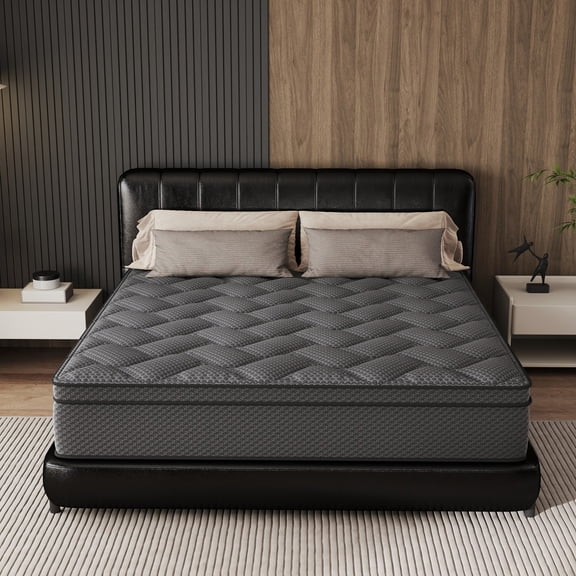 Zaxzudu 12 Inch Twin Cooling Gel Hybrid Mattress Motion Isolation