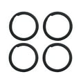 thumbnail image 1 of 24pcs / Pack Premium Porte-Clés Cercle pour Clé (Noir), 1 of 7
