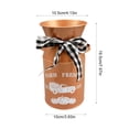 thumbnail image 3 of Metal Milk Can Jug, 7.8" Rustic Flowers Vases, Vintage Farmhouse Bucket, French Shabby Chic Decor for Dried Floral Arrangements, Home, Christmas, Wedding Table Centerpiece, 3 of 6