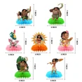 thumbnail image 2 of 7 pack Moana Princess Party Honeycomb Centerpiece Table Decorations Birthday Party Decorations Princess Theme Birthday Party Supplies, 2 of 2