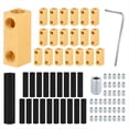 thumbnail image 1 of Conectores de Cable de 8 AWG, Kit de Empalme de Cables de 20 Amperios Terminal de Conexión Rápida Terminales de Circuito Amarillos para la Industria Electrónica, 1 of 5