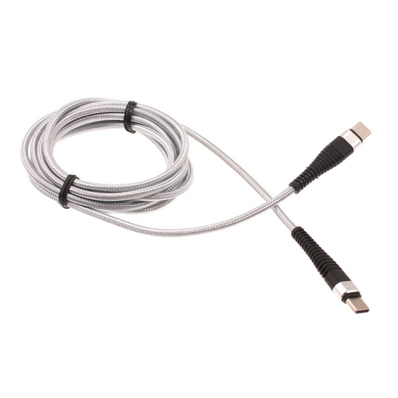 Type-C to USB-C 10ft PD Cable for Samsung Galaxy S20 Fan Edition Phone - Charger Cord Power Wire Sync Braided Fast L4P Compatible With Galaxy S20 Fan Edition Model