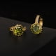 thumbnail image 2 of Pendientes de Fiesta onlyliua Aro de Circonitas y Flores Redondas 9 Mm Rellenos Oro Amarillo 18 Quilates, 2 of 4