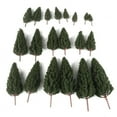 thumbnail image 4 of segolike 20pcs 1/50-1/400 Model Trees Scenery Layout Sand Table Accessories Dark Green 105, 4 of 9