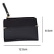 thumbnail image 2 of Monedero de mujer estilo corto con personalidad, bolsillo para múltiples tarjetas, monedero con cremallera, color negro, 2 of 5