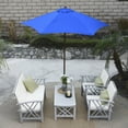 thumbnail image 2 of Astella 90" Pacific Blue Solid Print Hexagon Market Patio Umbrella, 2 of 5