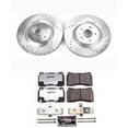 thumbnail image 3 of PowerStop Front Z26 Street Warrior Carbon-Fiber Ceramic Brake Pad and Drilled and Slotted Rotor Kit Fits: MITSUBISHI Select Models K4551-26, 3 of 9