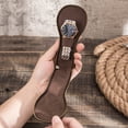 thumbnail image 4 of JMLIANG Genuine Leather Watch Case Vintage Minimalist Protective Bag for Watch Storage Travel, 4 of 9