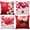Lovers B, variant on Valentine''s Day Throw Pillow Covers Valentine Day Pillow Cases Heart Pillow Covers 18 x 18 Inch Decorative Cushion Cover Pillowcase for Living Room Couch Sofa Bed