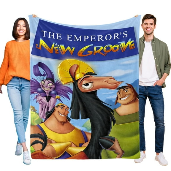 The Emperor's New Groove Flannel Blanket Bed sofa Couch Throw Birthday Gift