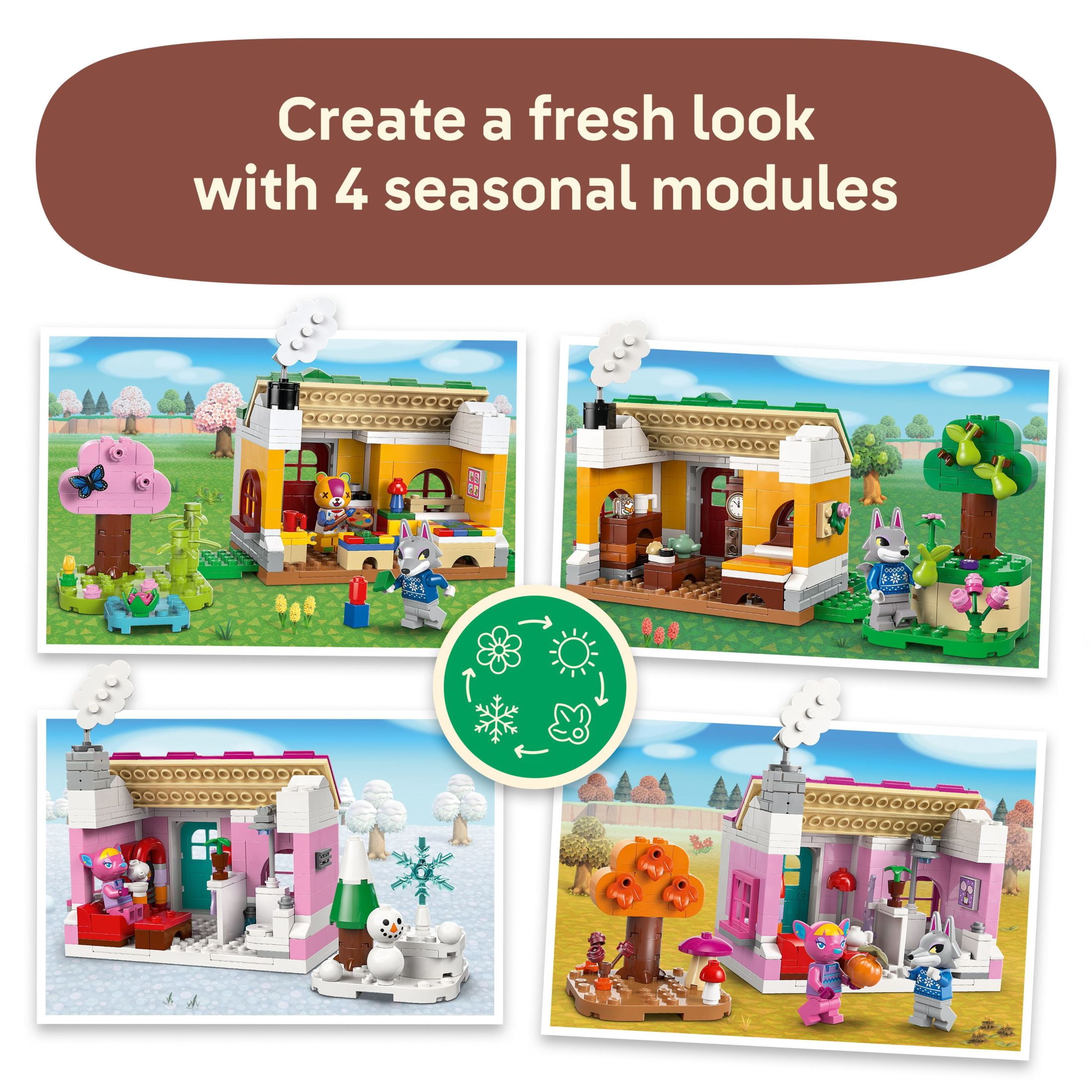 LEGO Animal Crossing Creative Houses, Seasons of Fun Set, 814