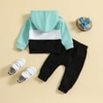 thumbnail image 6 of Toddler Outfits for Boys Plain Print Boys Clothes 5t Slim-Fit Leisure Outfit Boy Photoshoot with Pocket Mint Green,12-18 Months, 6 of 6