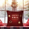thumbnail image 2 of hirigin Christmas Throw Pillow Cover, Elk/Snow/Tree/Letters Print Pillowcase Decor for Sofa Bedroom, 2 of 7