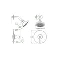 thumbnail image 3 of Pfister LG89-7WRB Weller 1-Handle Shower Trim Kit, Matte Black, 3 of 4