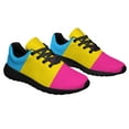 thumbnail image 6 of Pansexual Flag Shoes Mens Womens Running Sneakers Mesh Breathable Jogging Walking Shoes Black Size 8.5, 6 of 7