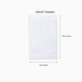 thumbnail image 2 of Qatan 450 GSM Cotton Towel Set – Soft & Absorbent White Bath Towels, Hand Towels, Washcloths & Bath Mats, Multi-Piece Pack, 2 of 7