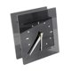 thumbnail image 1 of Reloj de mesa silencioso, único, moderno, elegante, minimalista y compacto para la decoración del hogar. Negro claro, 1 of 9