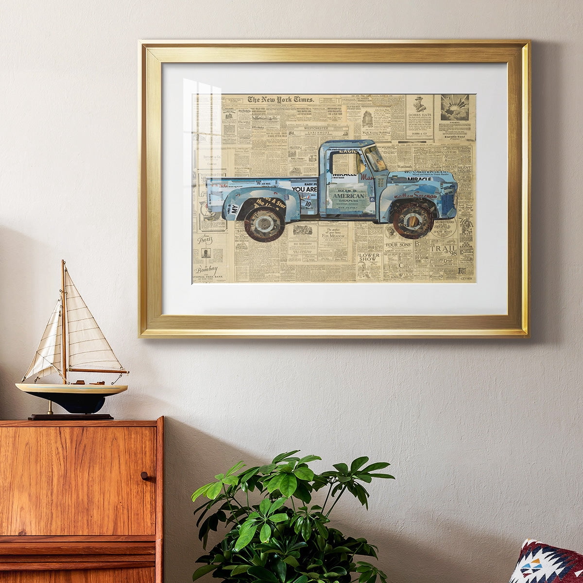 Georgeâ€™s â€™53 Ford Premium Framed Print - Ready to Hang