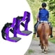thumbnail image 1 of Estribo para a caballo, almohadilla antideslizante de material acero inoxidable de 5 colores Sillín de aluminio a ecuestre Sillín de cab Púrpura, 1 of 8