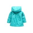 thumbnail image 4 of Toddler Baby Girls Hoodie Windbreaker Lightweight Raincoat Floral Print Jacket Outwear, 4 of 6