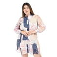 thumbnail image 4 of Vestido camisero con cinto Roman Fashion /Tallas Extras, 3827 (Azul /lila) azul 40, 4 of 6