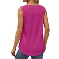 thumbnail image 7 of Womens Clothing Kelon Womens Summer Sleeveless Tank Tops Cowl Neck Fashion Beach Vacation Clothes Business Casual Outfit, M, 7 of 7